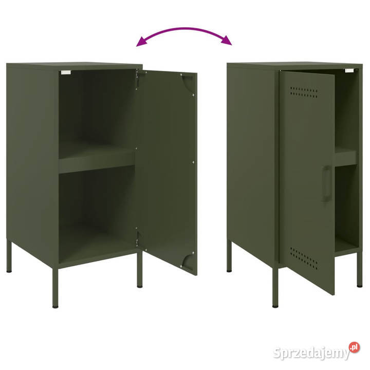 Szafka oliwkowa 36x39x79 stal WM843020 mazowieckie Warszawa