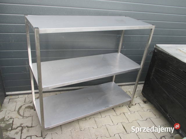 Solidny Regał Gastronomiczny Stal Nierdz 3 Półki Gastronomia Ostrów Wielkopolski