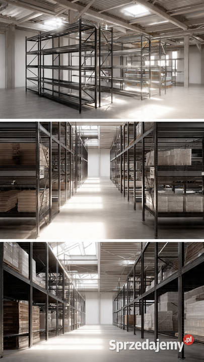 Regały półkowe magazynowe używane