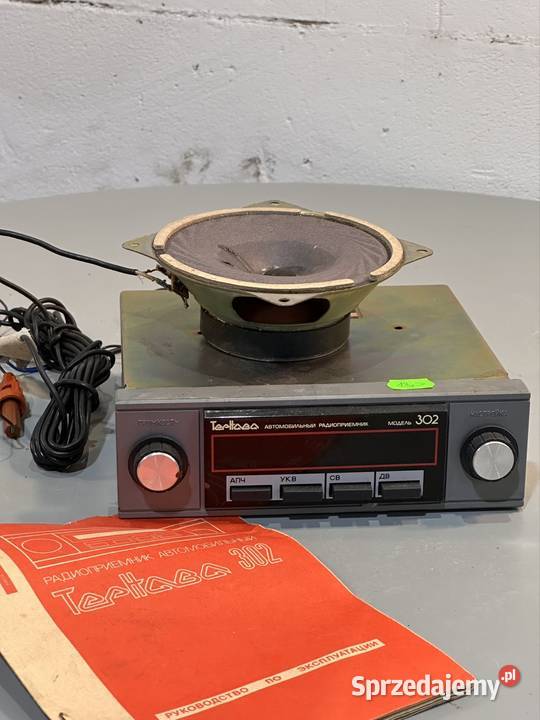Radio samochodowe Terllasa 302 302 z głośnikiem Wrocław sprzedam