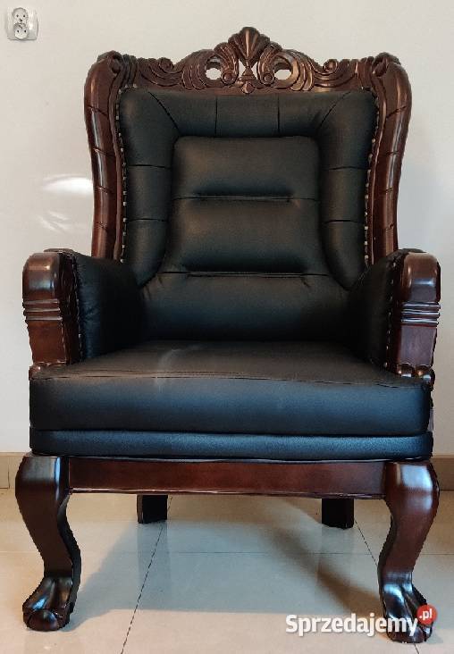 Dostojny fotel wielkiego bossa Fotele i pufy mazowieckie Warszawa