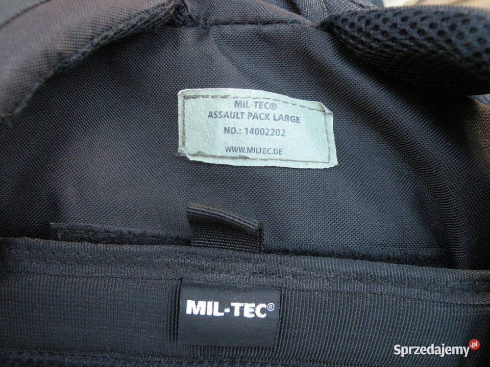 Plecak assault pack large MilTec czarny Wrocław