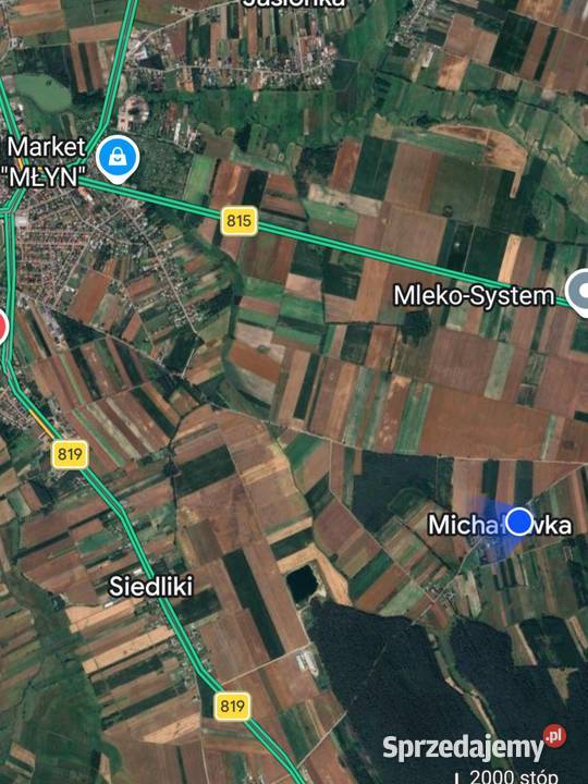 Działki 9 arów 5 koło Parczewa Michałówka