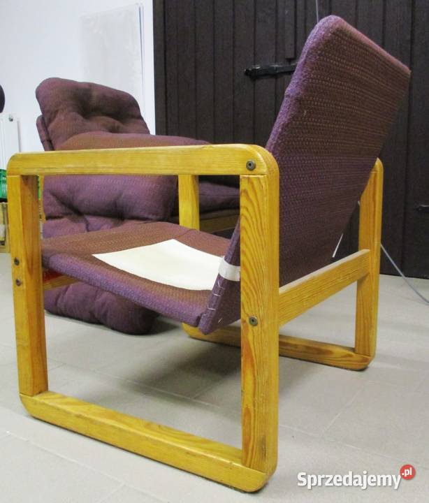 Fotel Bolek Polska lata 80 PRL Nieporęt