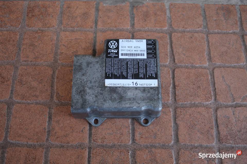 MODUŁ SENSOR AIR BAG VW PASSAT B6 3C0909605N osobowe