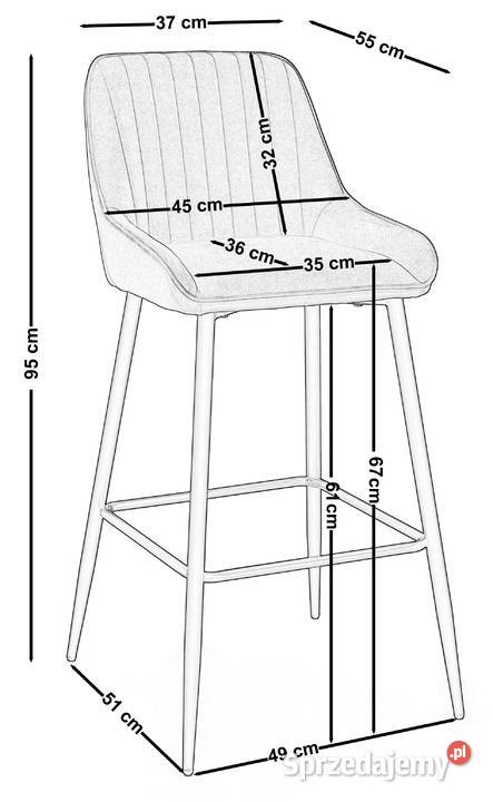 Jasnoszary Hoker Tapicerowany Passo Wysyłka 24H Krzesła Tarchały Małe