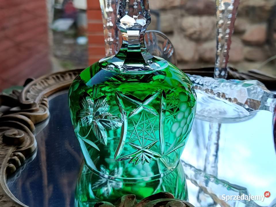 Śliczne kieliszki kryształowe Porcelana i szkło Klenica