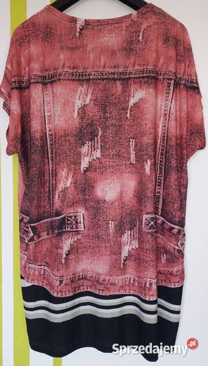 XL48 Tunika z wzorem kamizelki Bluzki i koszule sprzedam