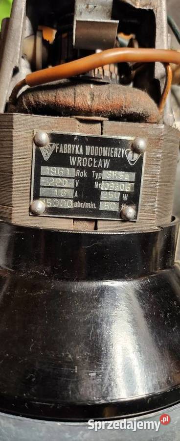 Polski odkurzacz Alfa K2 z 1961 roku Gliwice