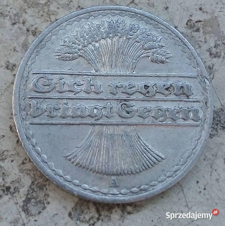 NIEMCY WAIMAR50 PFENNIG1920A ALUMINIUM mazowieckie Legionowo sprzedam