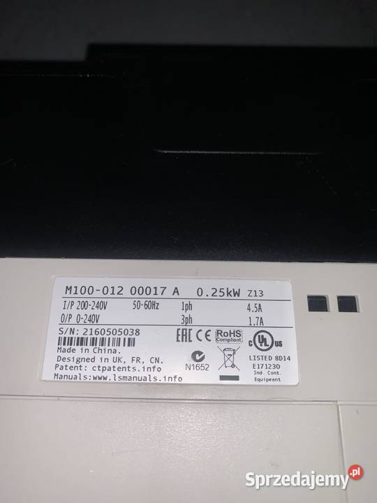 Leroy Somer Unidrive M100012 00017 A 025kW mazowieckie Warszawa sprzedam