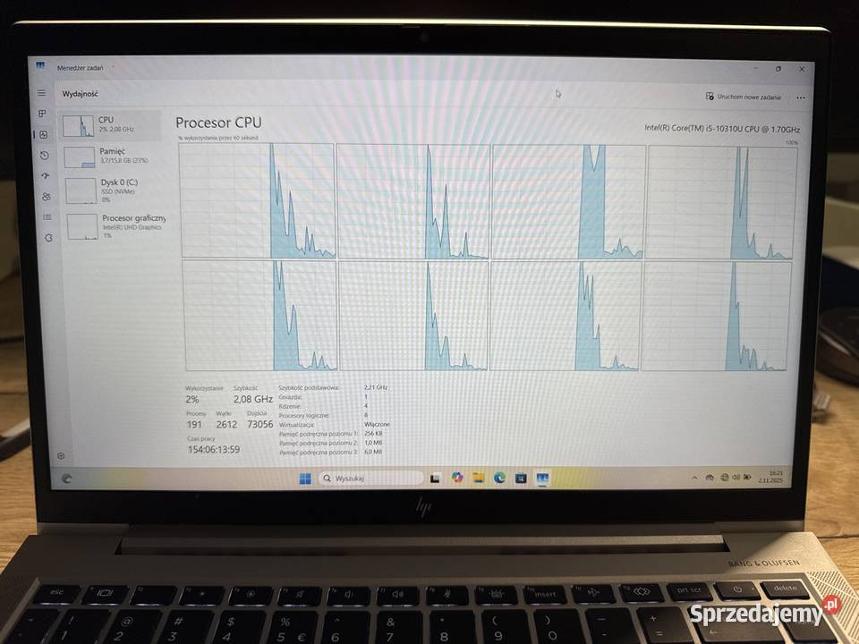 Laptop HP Elitebook 840 G7 i5vpro 16GB RAM 512 Intel Core i5 Kraków