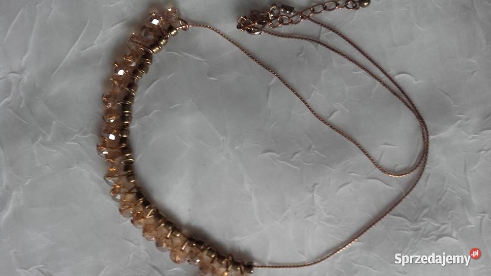 NASZYJNIK Z ANTYCZNEGO ZŁOTA I FALSETOWANYCH