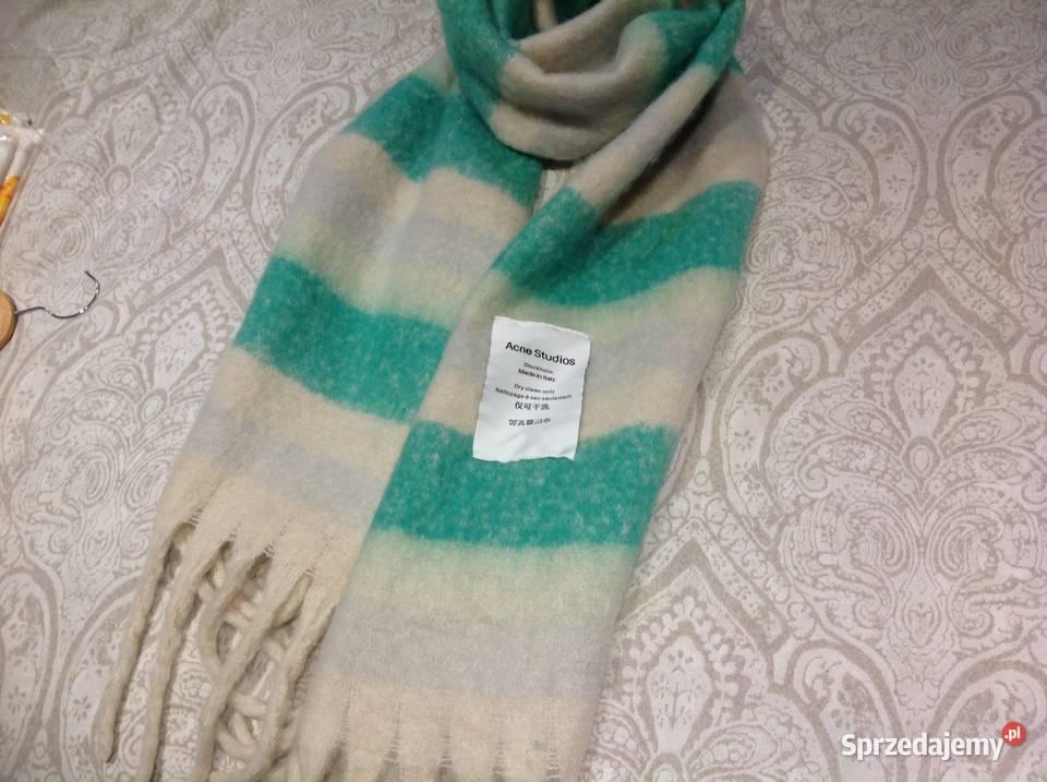 Ciepły Długi Szalik Szal Damski ACNE STUDIOS lubuskie Nowa Sól