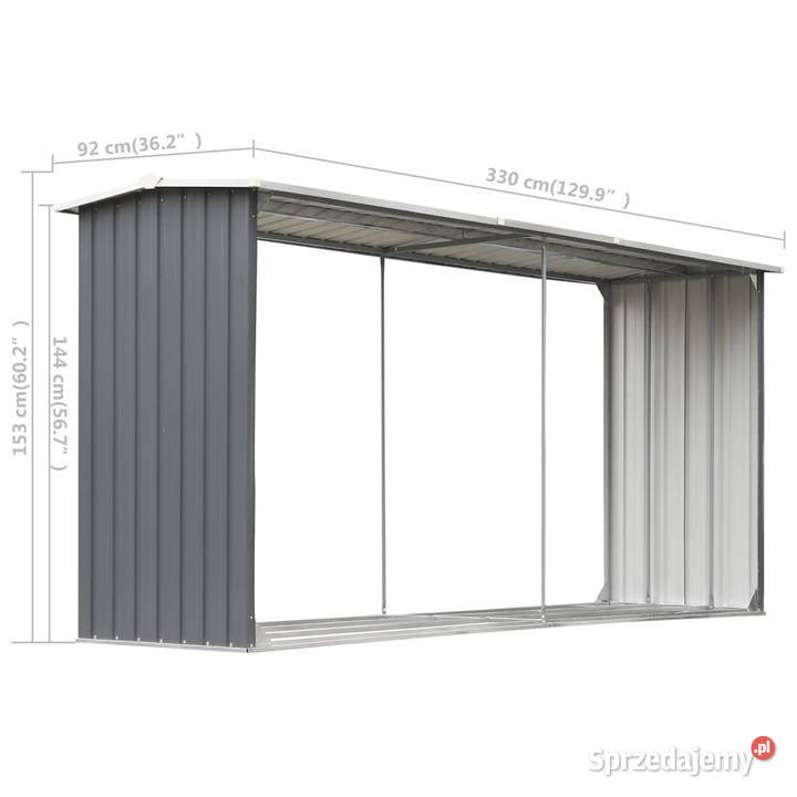 Wiata na drewno stal galwanizowana 330 x 92 x mazowieckie Warszawa sprzedam