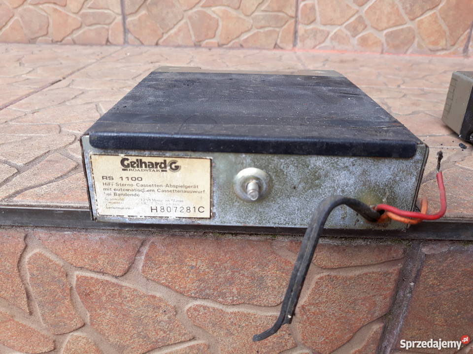 radio samochodowe GELhard RS1100 zabytkowe Częstochowa
