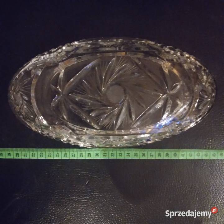 PRL Kryształ Łódka 26 x 6 x 14 Bydgoszcz