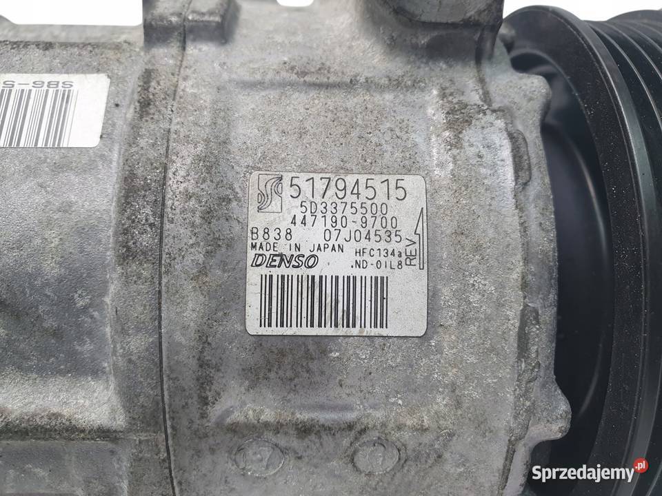 SPRĘŻARKA KLIMATYZACJI Fiat Bravo II 14 TJet osobowe Chełm