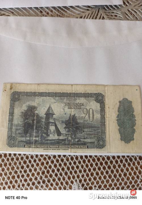 Sprzedam banknot Biała Podlaska sprzedam