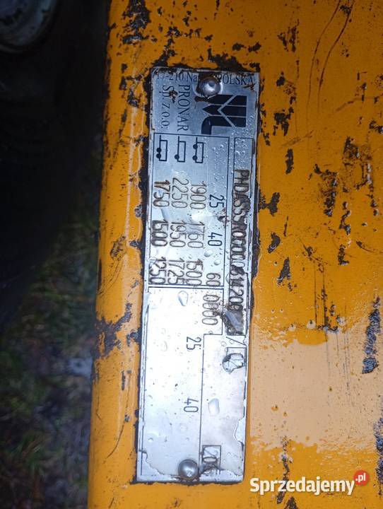 Przyczepa leśna Ftg 5 tonowa Lubaczów