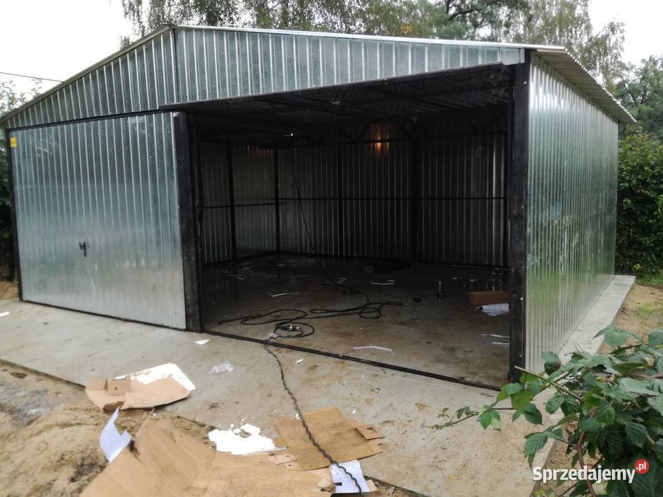 OCYNKOWANY Garaż Blaszak Magazyn Garaże Blaszane