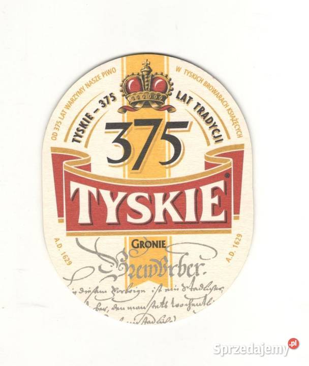Tyskie podstawka do piwa 44 śląskie Gliwice