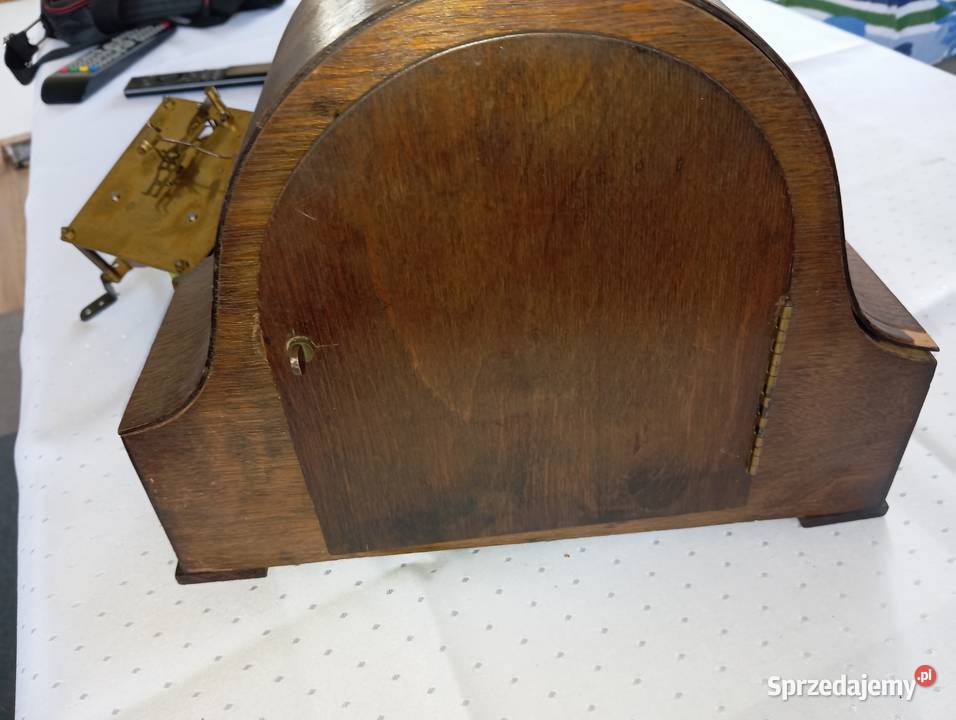 Stary Zegar kominkowy mechaniczny Muthe zdolnych Żary