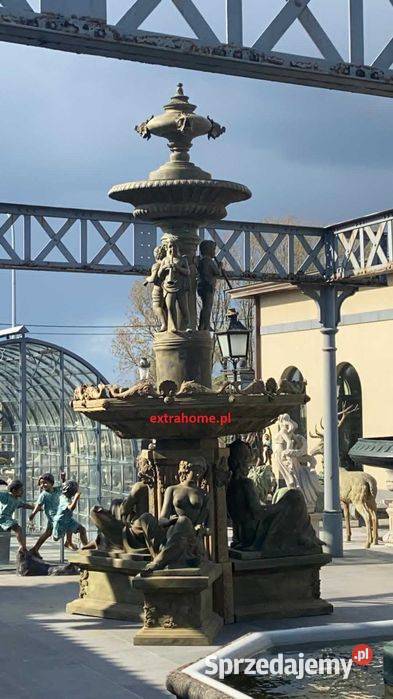 Lizbona Pałacowa Fontanna z brązu H550 Rarytas Szczecin
