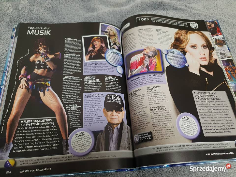 Guinness World Records 2012 język szwedzki Europejskie Gdynia sprzedam