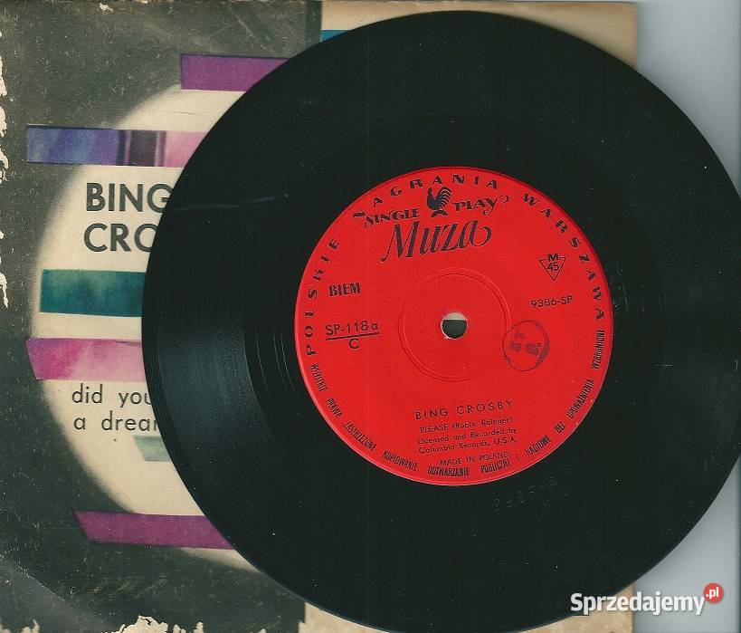 Bing Crosby płyta winylowamuzyka Łódź