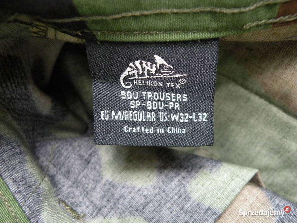 Spodnie BDU woodland MEDIUM Helikon ripstop Militaria Wrocław