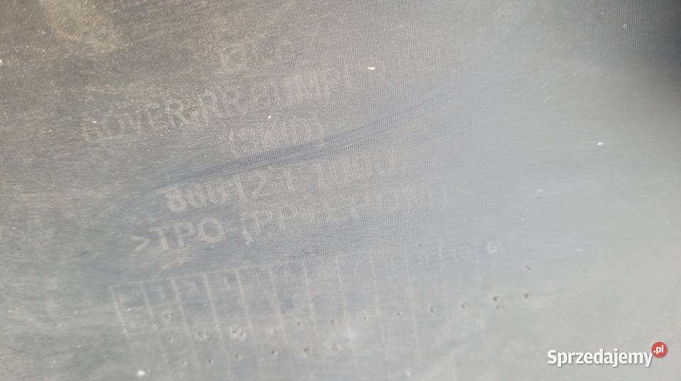 KIA SPORTAGE IV 15 DOKŁADKA SPOILER ZDERZAKA TYŁ