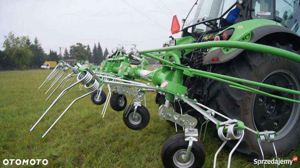 Przetrząsacz karuzelowy 4 wirnikowy KOWALSKI nieuszkodzony Gniezno