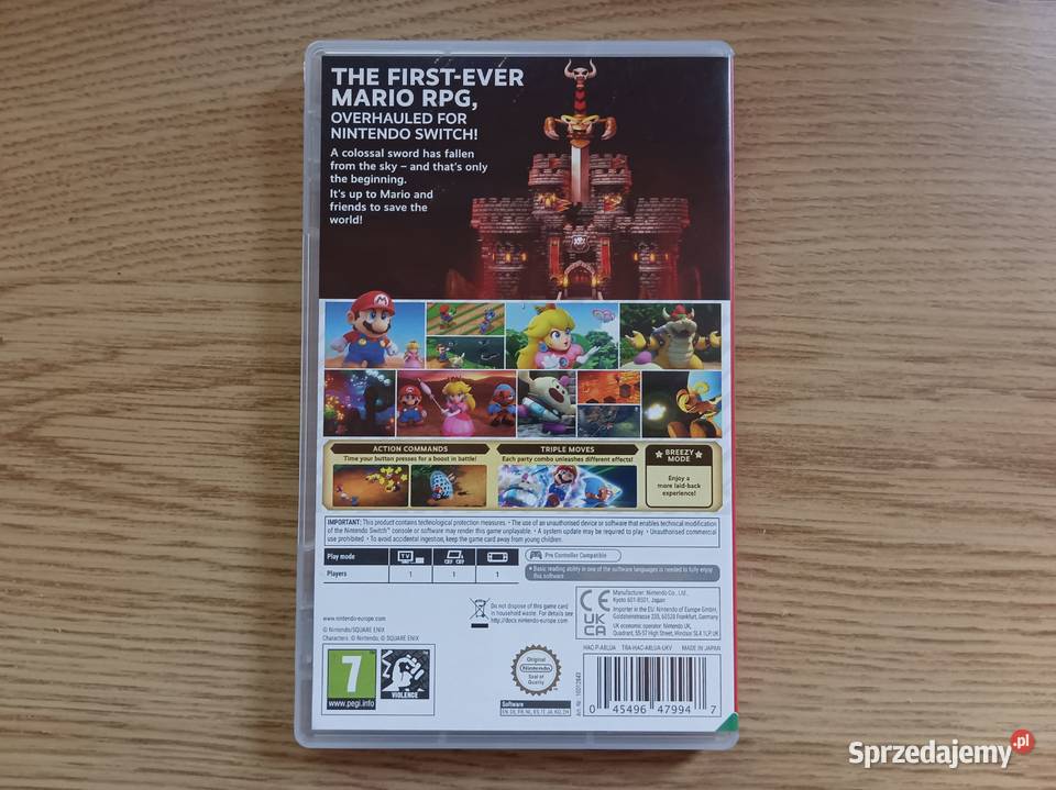 Super Mario RPG na konsolę Nintendo Switch
