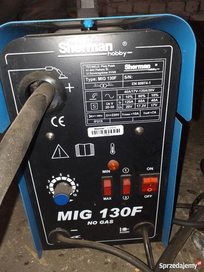 Spawarka Sherman mig 130F no gas Kazimierz Biskupi