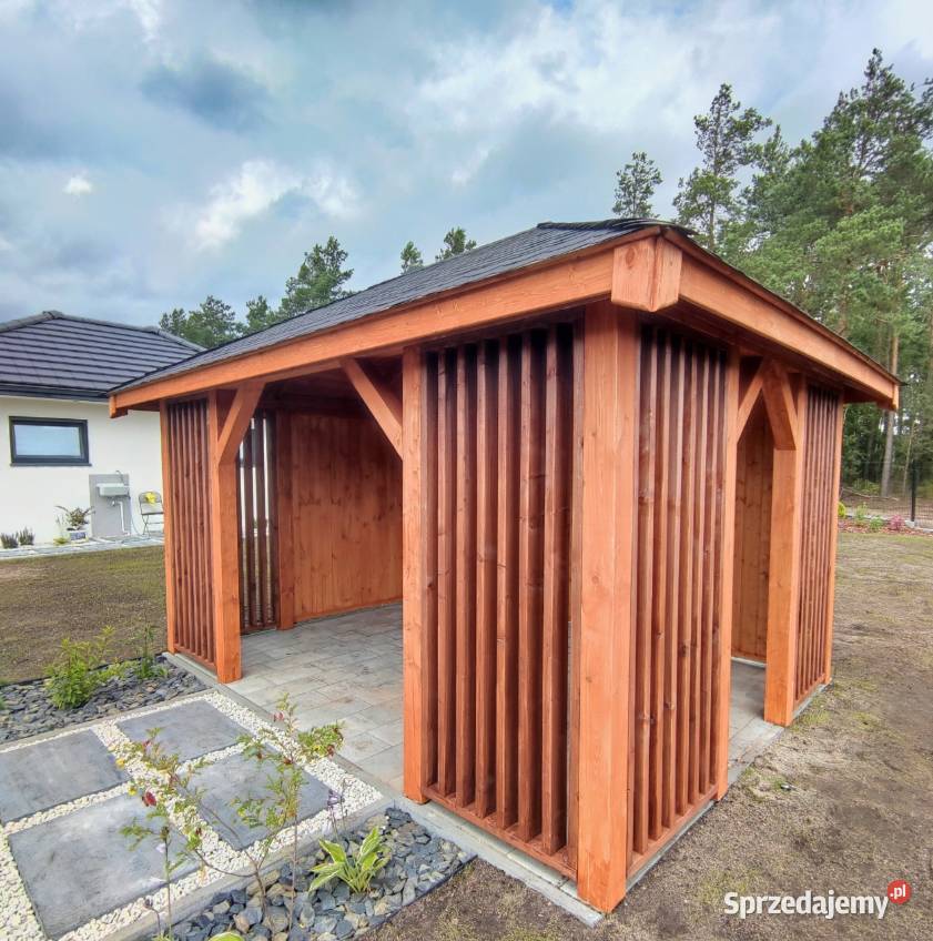 Nowoczesna Altana Ogrodowa 4x3m Altanka Altany i wiaty łódzkie Zameczek