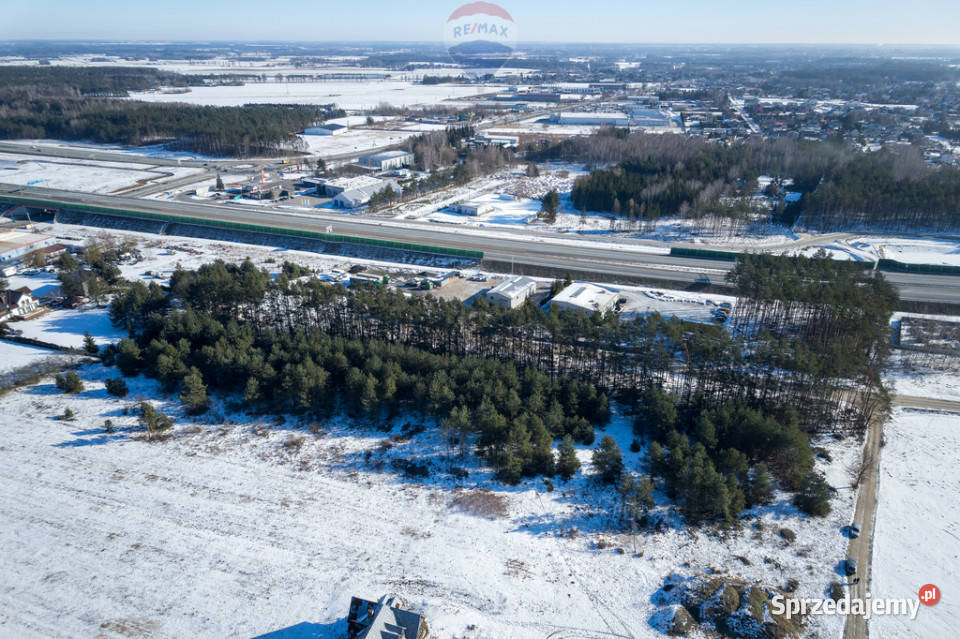 Inwestycyjne 157 ha węźle A2 Siedlce Zachód 68m mazowieckie Gręzów sprzedam