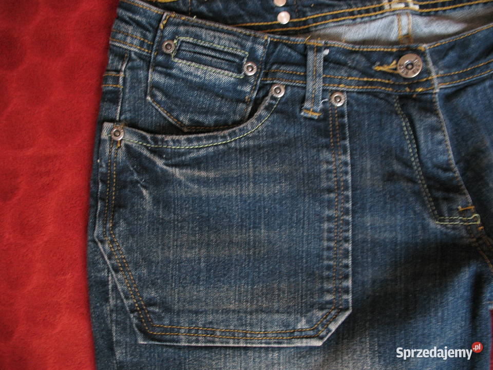 Szorty spodnie bermudy Jeans 40 L biodra 104 Bez wzoru