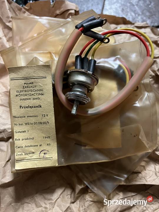 Przełącznik wycieraczek Warszawa Syrena Części samochodowe Łódź