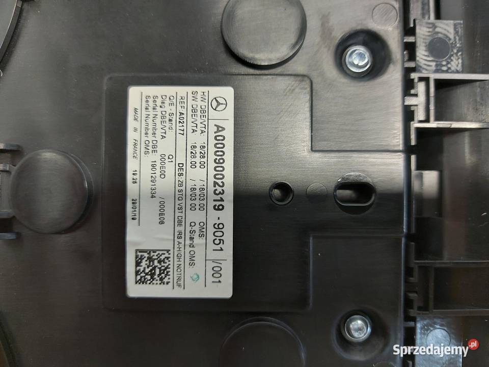 MERCEDES W177 Lampka oświetlenia wnętrza kabiny osobowe Motoryzacja dolnośląskie