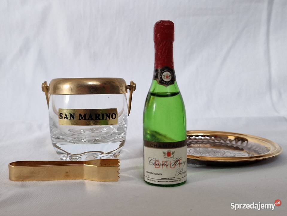 Wiaderko do loduszampanszczypce pamiątka z San