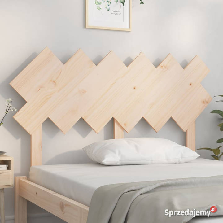 Wezgłowie łóżka 132x3x81 lite drewno sosnowe sprzedam