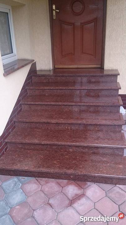 Blaty kuchenne parapety schody granit marmur Babice