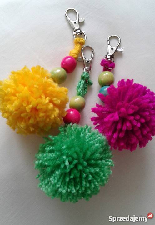 Breloczkizawieszki pomponiki Lubin