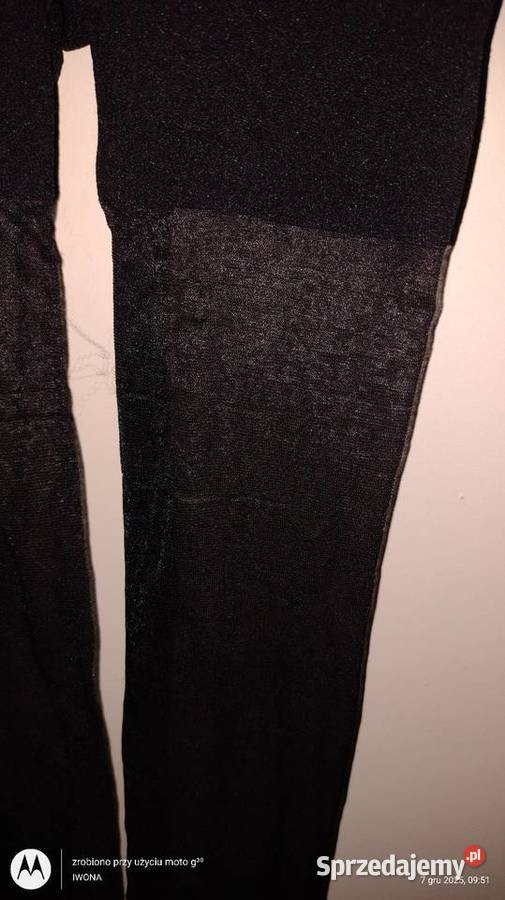 Piękne nowe czarne cienkie rajstopy Adrian 78 Pozostałe