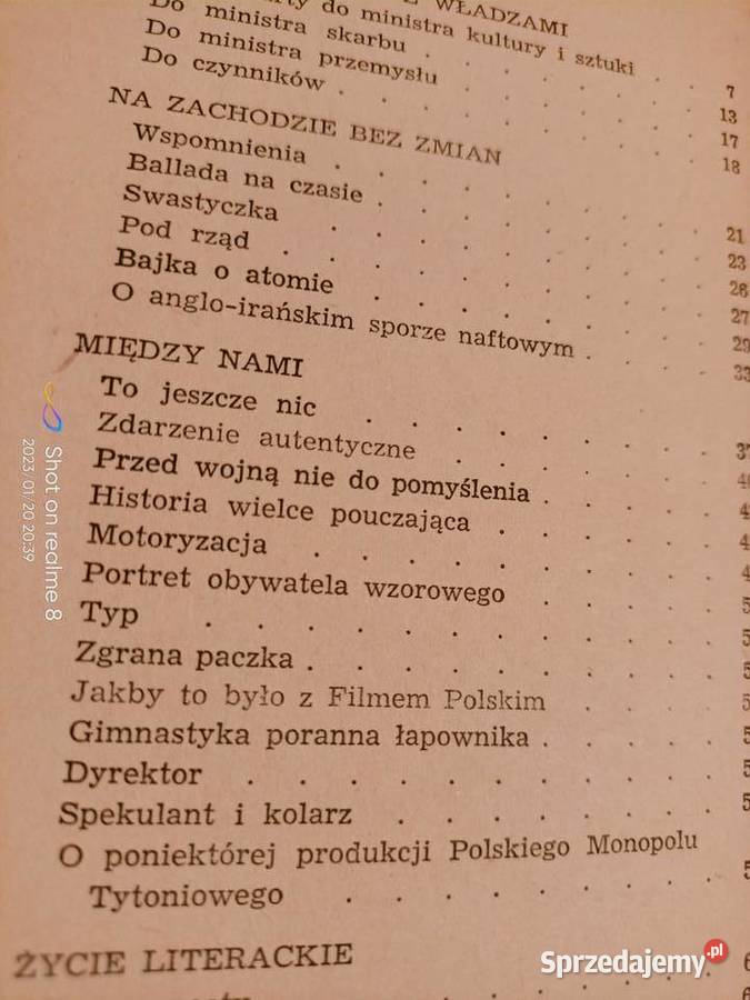 Szpalski Półsłówka satyryk książki Warszawa sprzedam