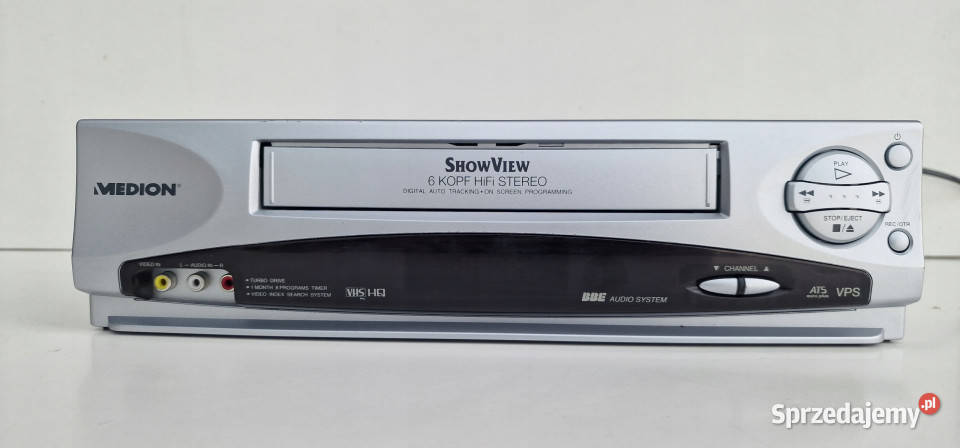 Medion VideoVHS 6 głowic MD 9023 MD9023 Międzychód sprzedam