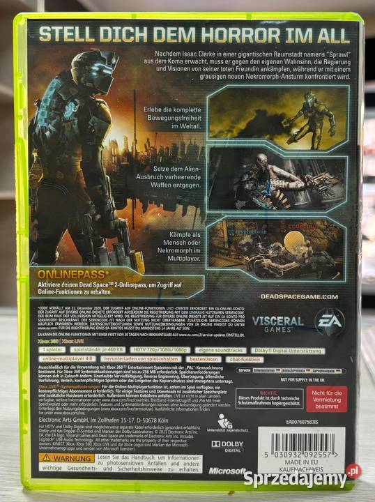 Gra Xbox 360 Dead Space 2 Elbląg