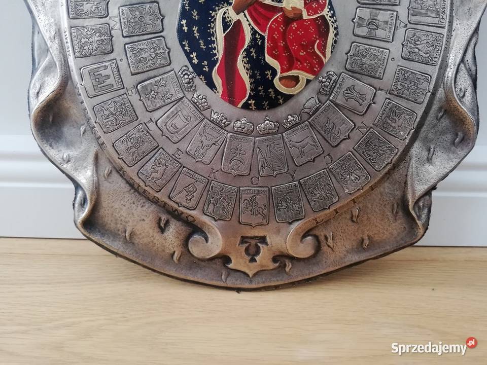 Piękny ryngraf z Matką Boską Częstochowską łódzkie Łódź