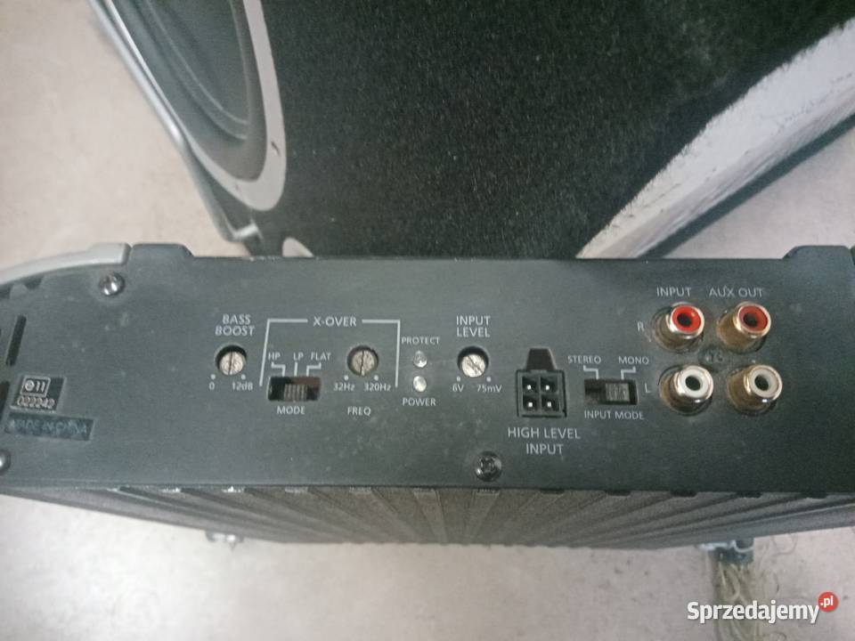 SKRZYNIA BASOWA JBL 1000W wzmacniacz i kable Jelenia Góra